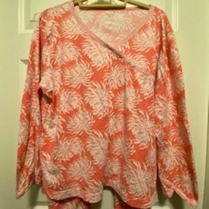 Asian Wrap Organic-Cotton Pajamas